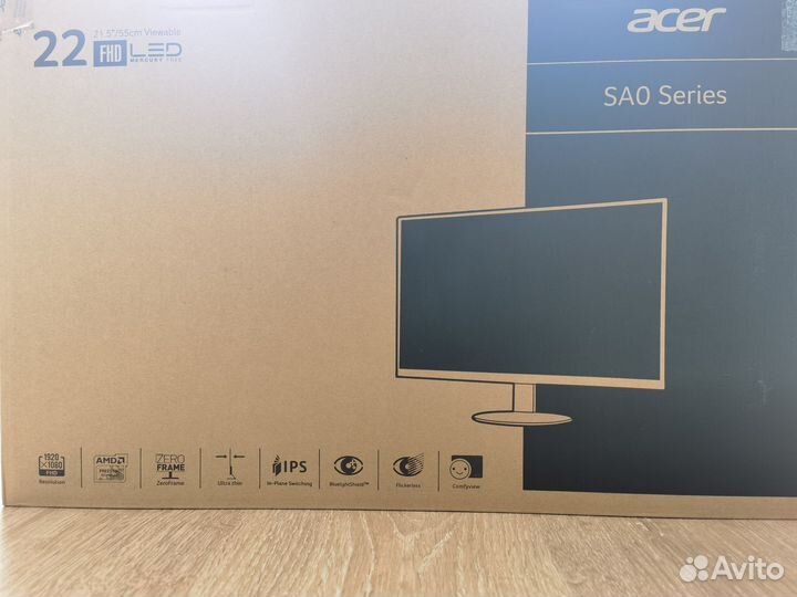 Монитор Acer SA220QAbi (продажа до 14.08.23)