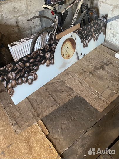 Фартук для кухни стекло