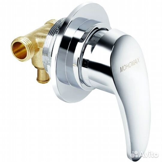 Душевая кабина Мономах XL Б/К 100x100x44 С мз 10000012112 стекло прозрачное с рисунком мозаика/профи