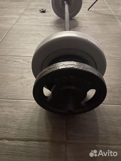 Штанга с блинами 30кг