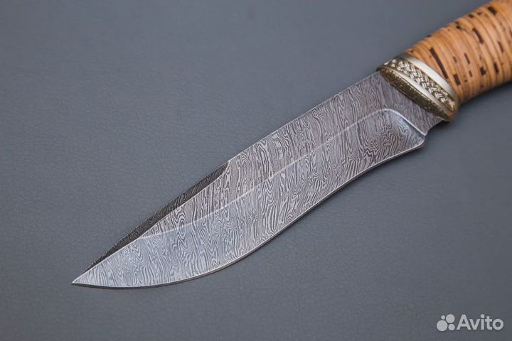 Нож Беркут Сёмин из дамасской стали