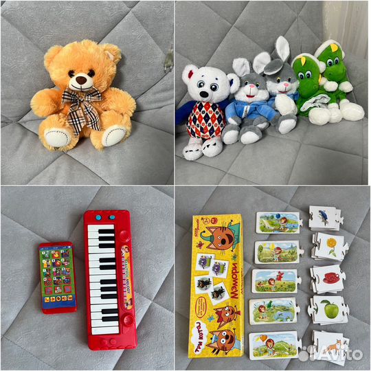 Мягкие, развивающие игрушки