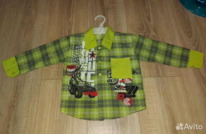 Рубашки на мальчика 92,98,104