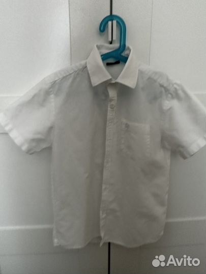 Рубашки школьные пакетом Next и др. рост 140