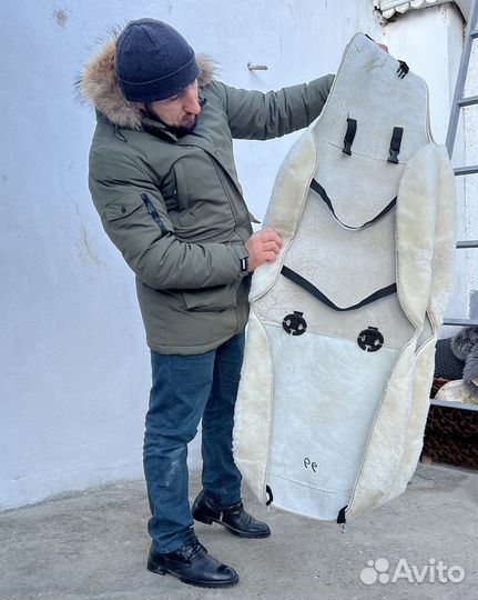 Чехлы накидки меховые овчина