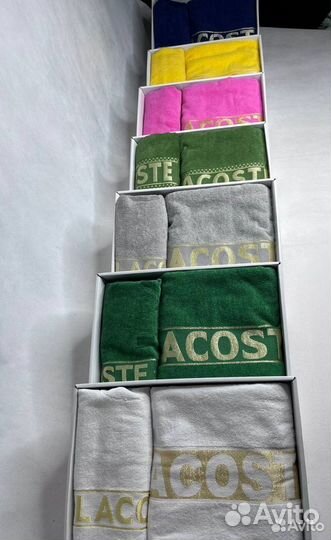 Розовый комплект полотенец - 