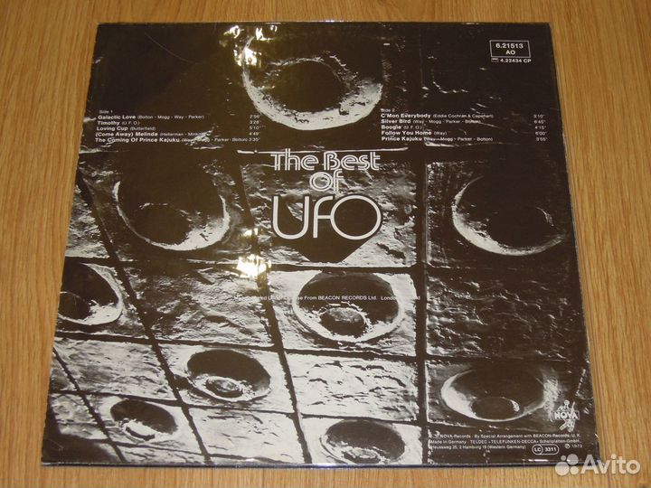 UFO The Best Of UFO винил