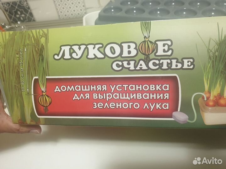 Гидропонная установка для выращивания лука на перо