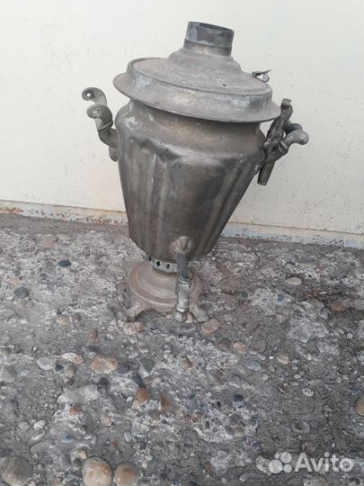 Самовар на дровах старинный