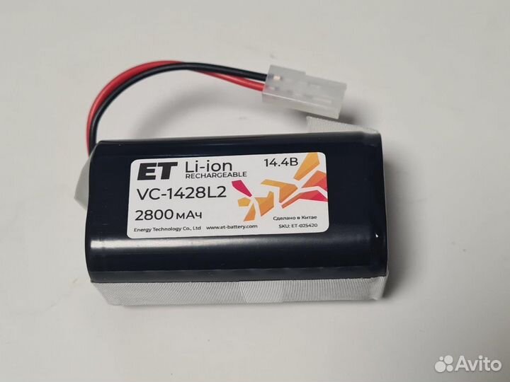 Аккумулятор ET VC-1428L2 для робота пылесоса