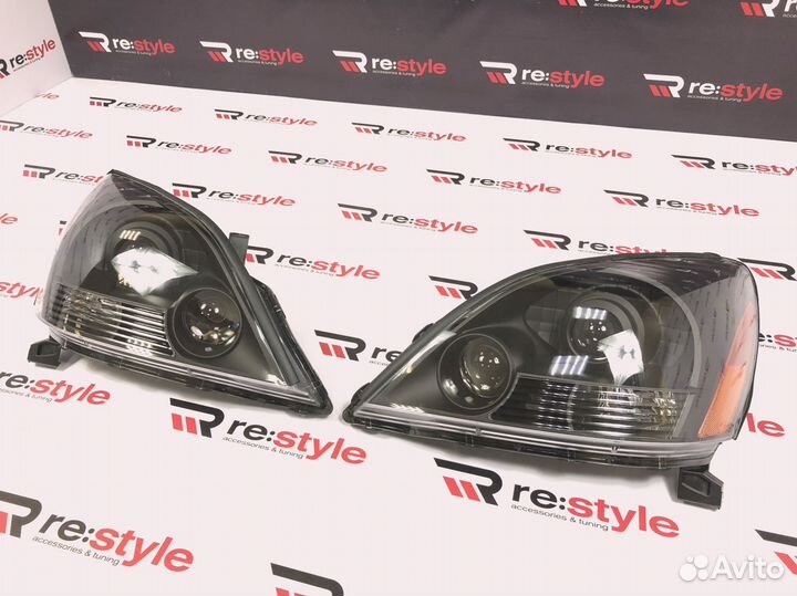 Фары Лексус GX470 Черные