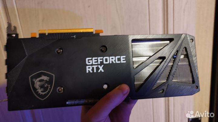 Идеокарта MSI GeForce RTX 3060 Ti ventus 3X OC 8G