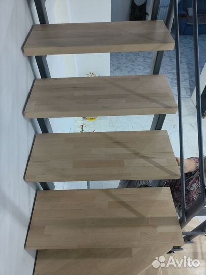 Лестница из металла на второй этаж