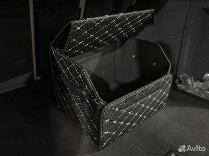 Органайзер M черный, белая строчка 2