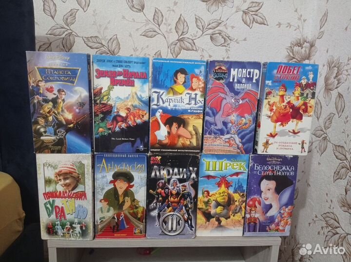Видеокассеты с Мультфильмами