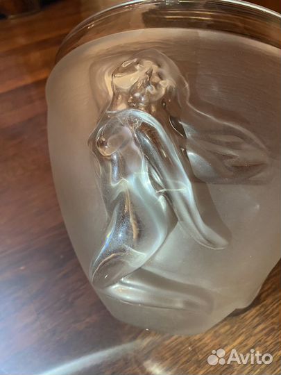 Lalique Огромная хрустальная фруктовница