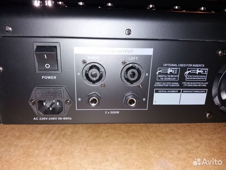 Активный микшерный пульт yamaha YM 606 USB