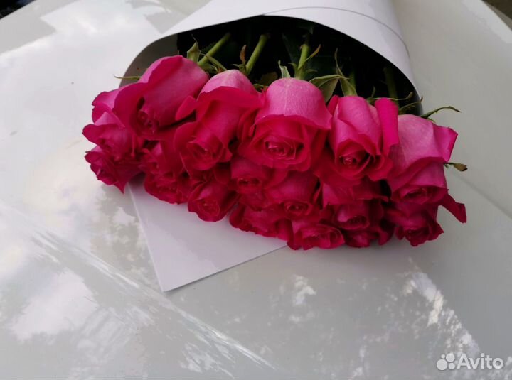 Розы с доставкой, букет роз 101