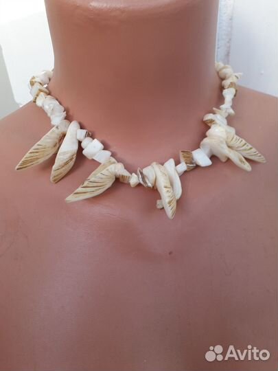 Колье перламутр Винтаж