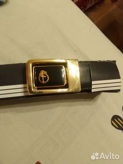 Кожаный ремень винтаж