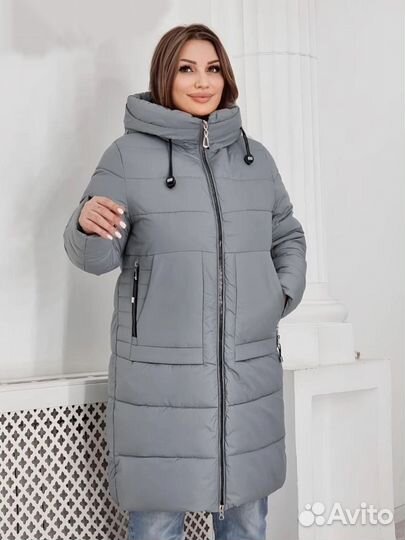 Пуховик зимний женский