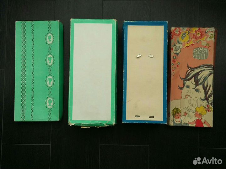 Коробки от кукол ГДР оригинал