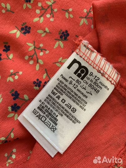 Платье на девочку, 80-86 см (Mothercare)