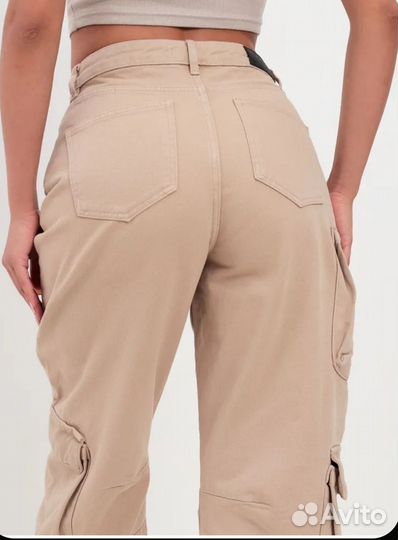 Джинсы женские карго новые р. 48
