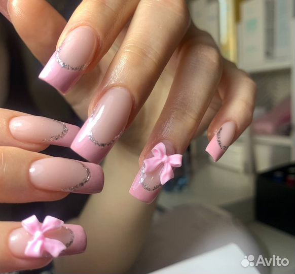 Маникюр, гель лак, наращивание