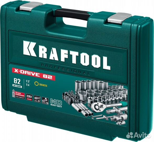 Набор инструмента kraftool X-Drive 82 (27887-H82)