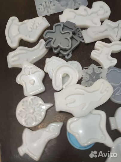 Молды новогодних игрушек