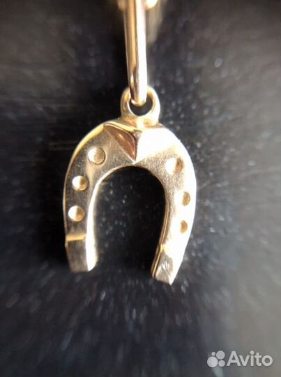 Золотая цепочка с подвеской СССР