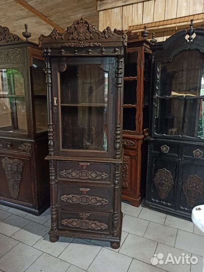 Горка буфет старинная антикварная