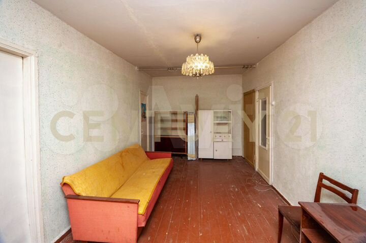 Комната 42,9 м² в 1-к., 5/5 эт.