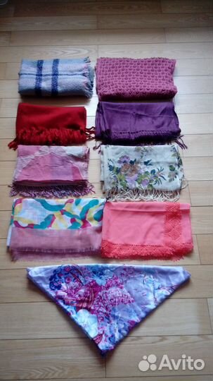 Шарфы платки палантины: лето+осень/зима