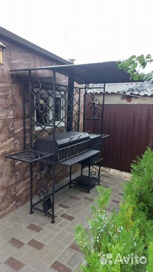 Мангальный комплекс с крышей