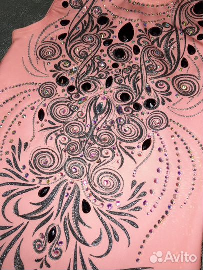 Купальник гимнастический для выступлений 110-116