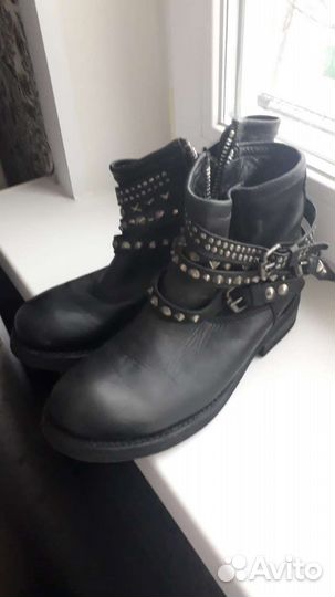 Сапоги женские кожанные ASH