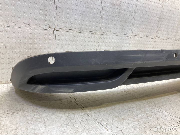 Юбка бампера задняя Skoda Rapid 2019