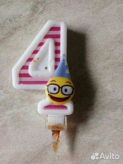 Свечки- цифры именинные