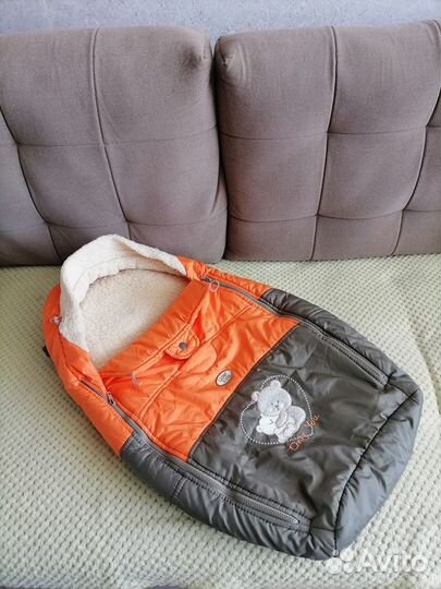 Зимний конверт в коляску