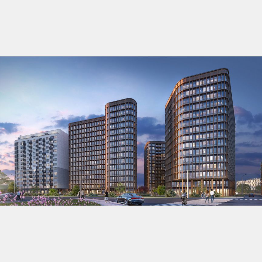 1-к. апартаменты, 51,9 м², 4/15 эт.