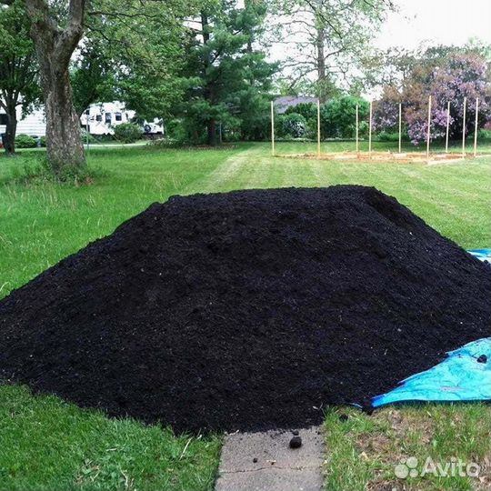 Чернозем земля плодородный грунт торф с доставкой