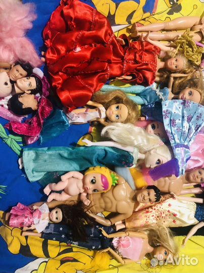 Куклы Mattel barbie, simba и Disney