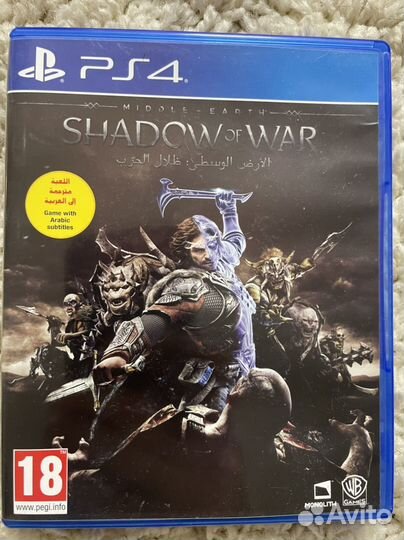 Средиземье Тени Войны ps 4