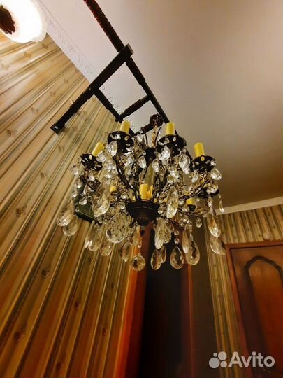 Винтажная лампа, бронза