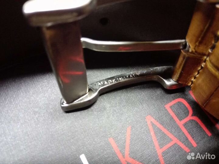 Мужской кожаный ремень Neri Karra