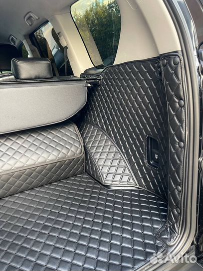 Ковры 3D в багажник Land Cruiser Prado 150