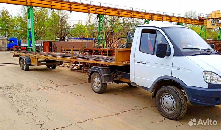 Газель длинномер полуприцеп 12 м. грузоперевозки