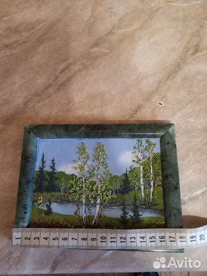 Картина на мраморной основе